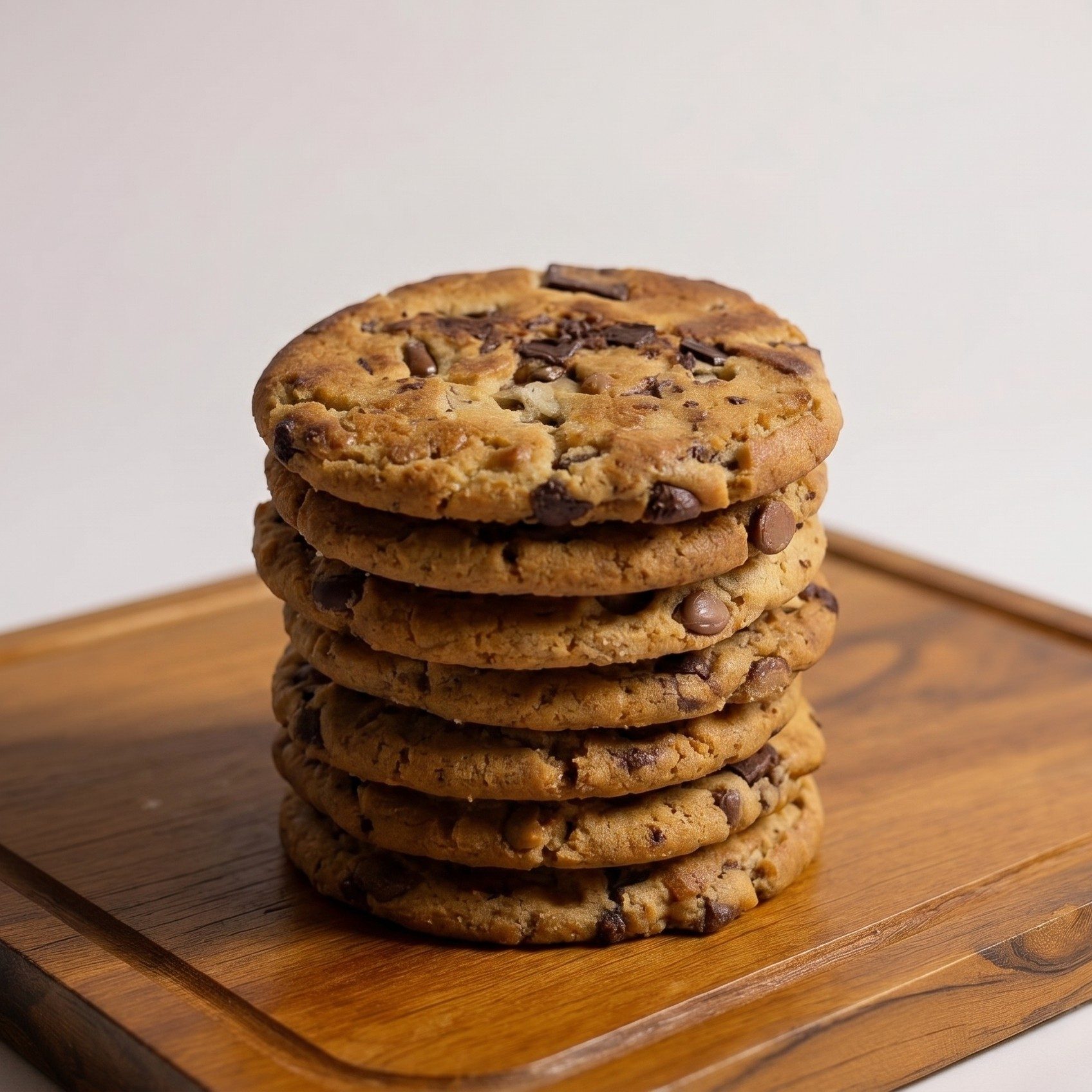 6 Soft Chocolate Chip Cookies.